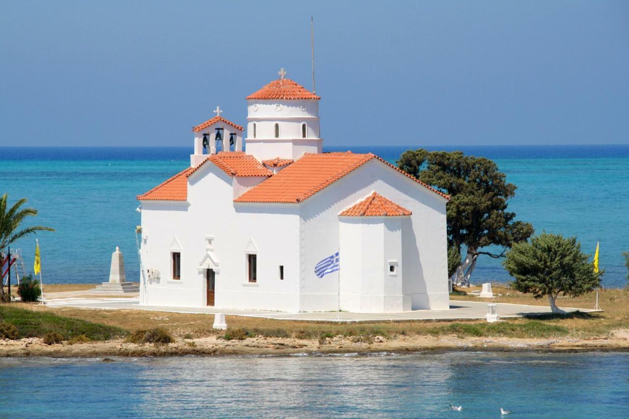 Elafonisos: Two Storey House On The Sea Front Exterior foto